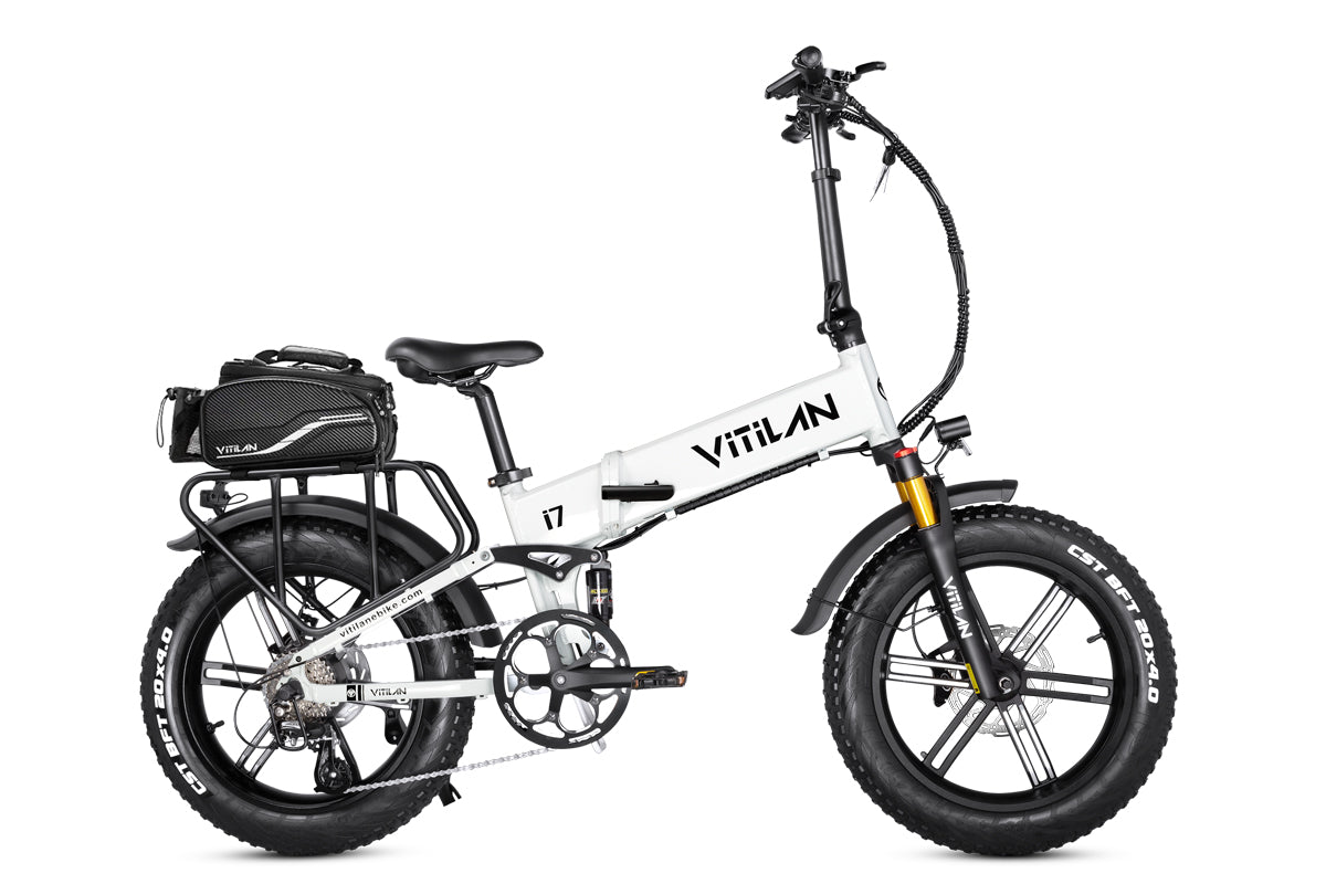 Vitilan I7 Pro Folding Full Suspension Electric Bike