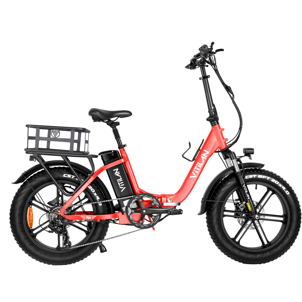 Vitilan Rear Basket for All Electric Bike