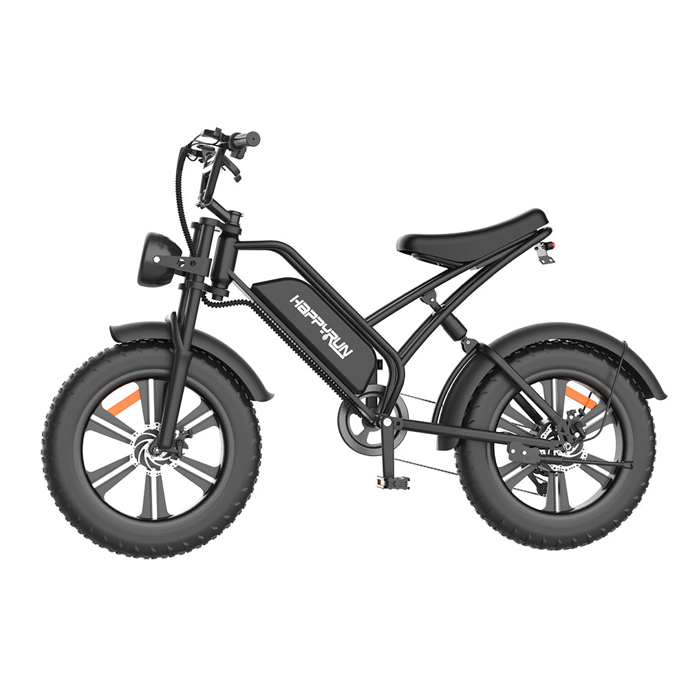 HappyRun G50 Electric Bike Cargo Black City E-bike For Sale Tank