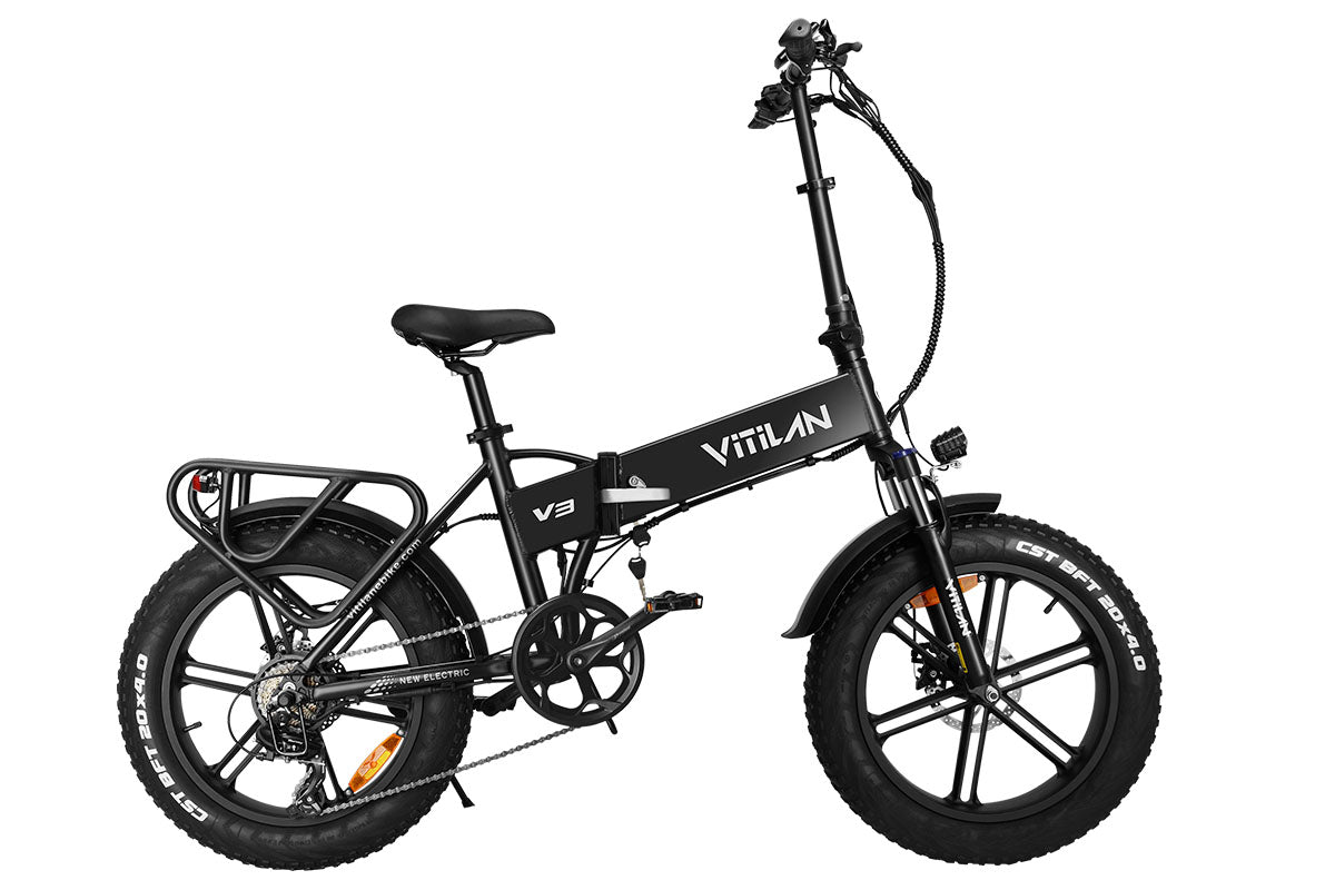 Vitilan V3 2.0 Folding Fat Tires Adult All Terrain Electric Bike