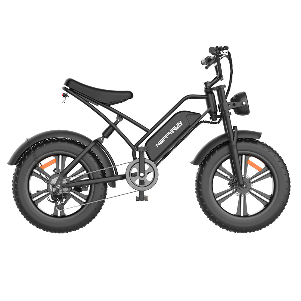 HappyRun G50 Electric Bike Cargo Black City E-bike For Sale Tank