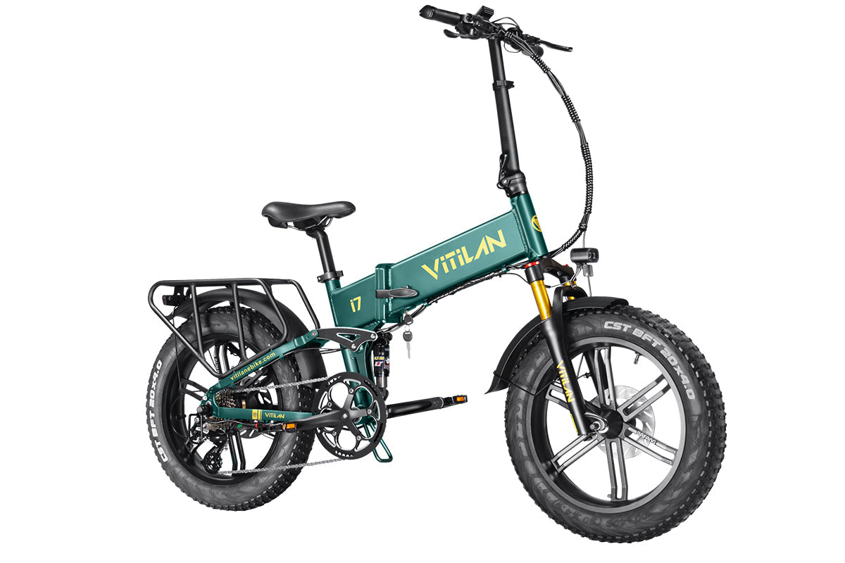 Vitilan I7 Pro Folding Full Suspension Electric Bike