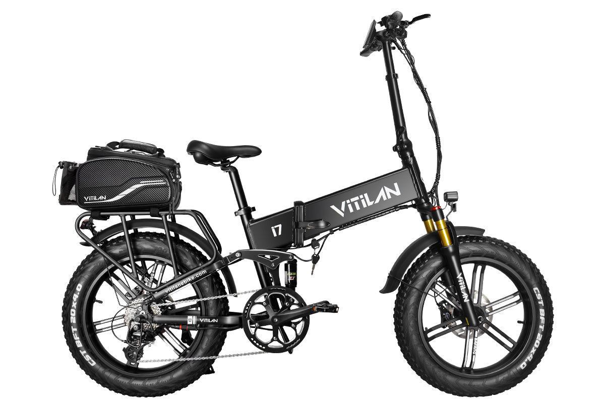 Vitilan I7 Pro Folding Full Suspension Electric Bike