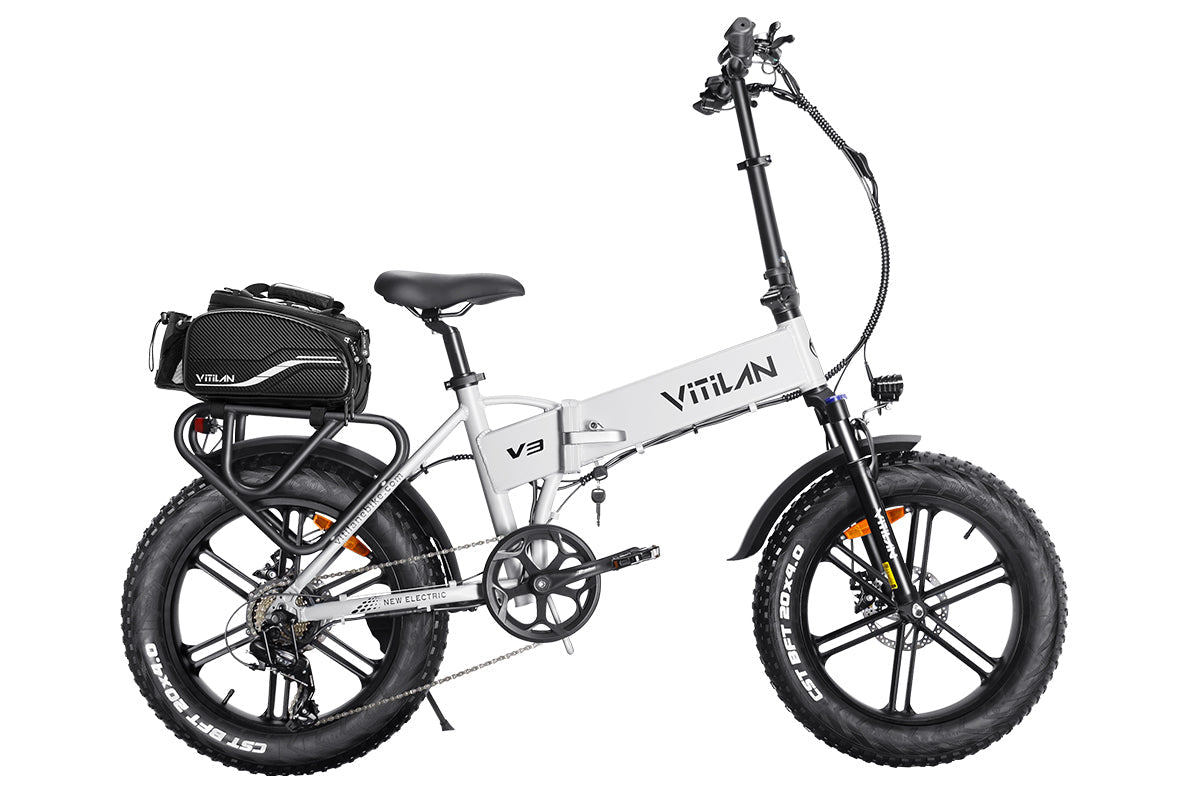 Vitilan V3 2.0 Folding Fat Tires Adult All Terrain Electric Bike