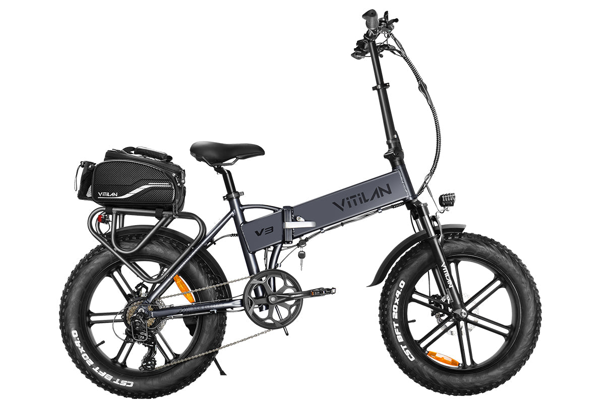 Vitilan V3 2.0 Folding Fat Tires Adult All Terrain Electric Bike