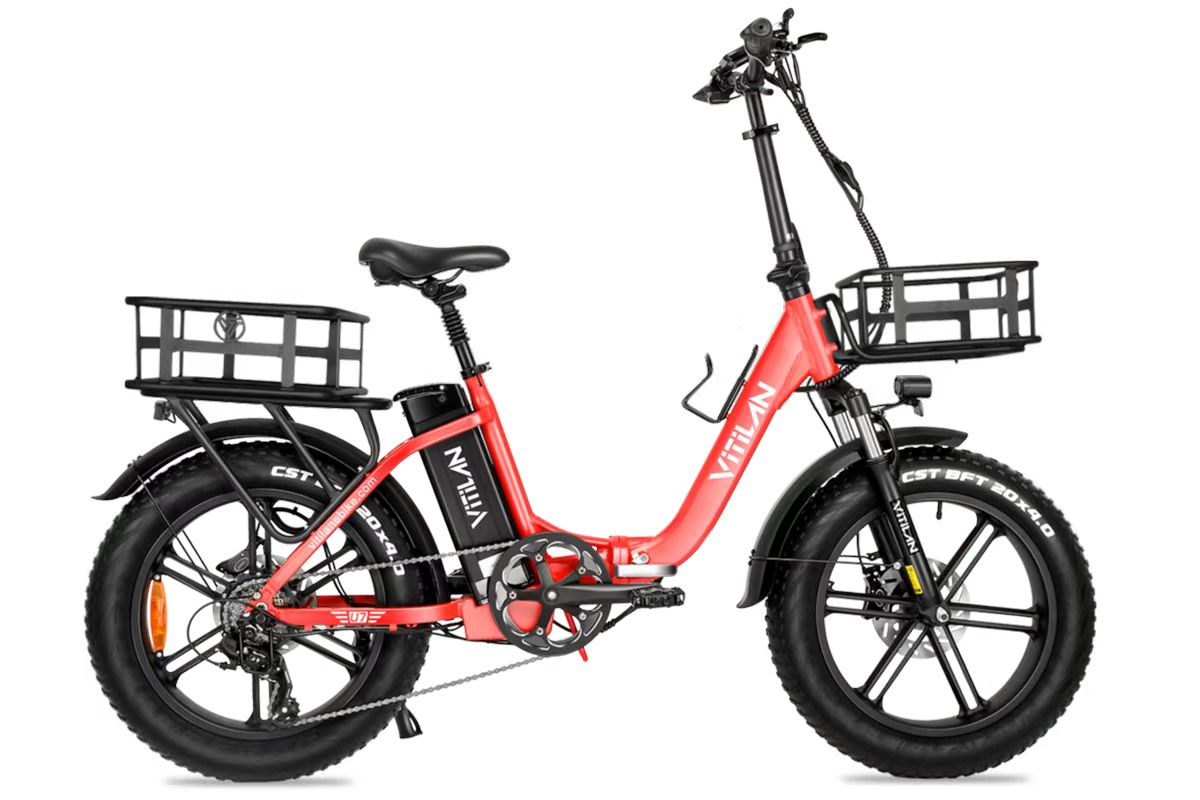 Vitilan U7 Step-thru Foldable Fat Tire Electric Bike