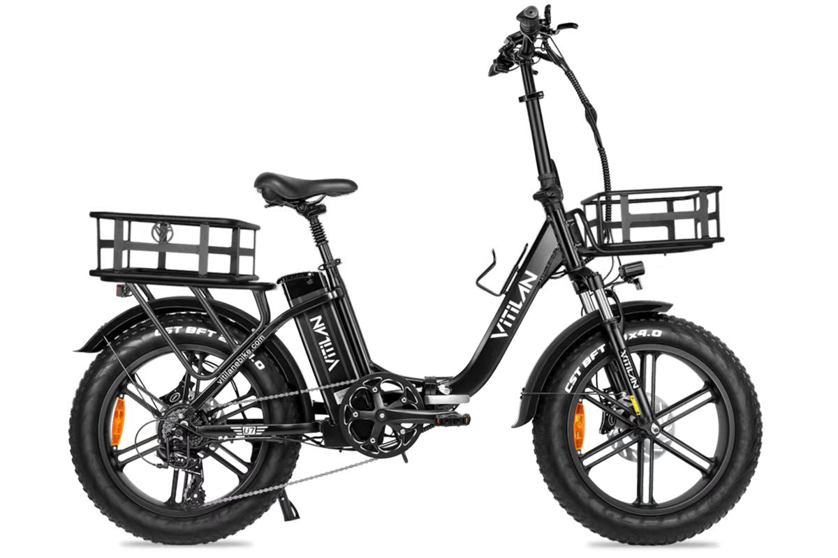 Vitilan U7 Step-thru Foldable Fat Tire Electric Bike