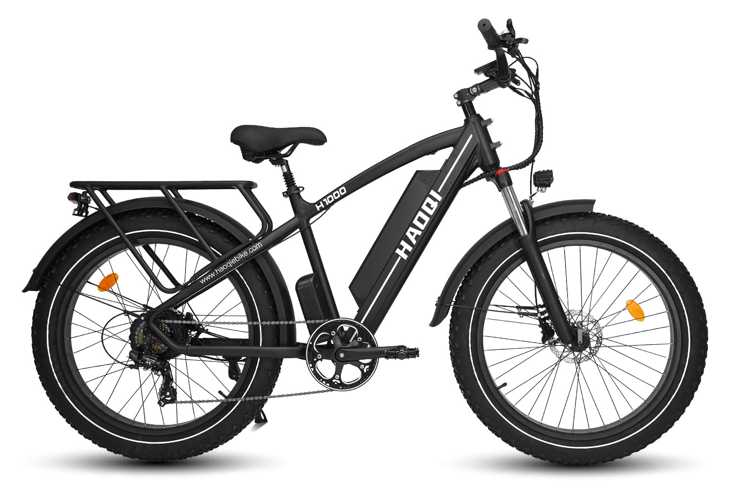 HAOQI Black Leopard Pro Fat Tire Electric Bike