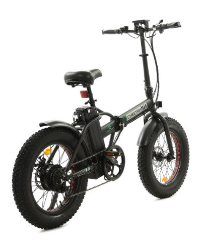 Ecotric Cheetah E-Bike 48V 13AH 500W 20 MPH 20" Fat Tire Folding with LCD Display Matte Black New