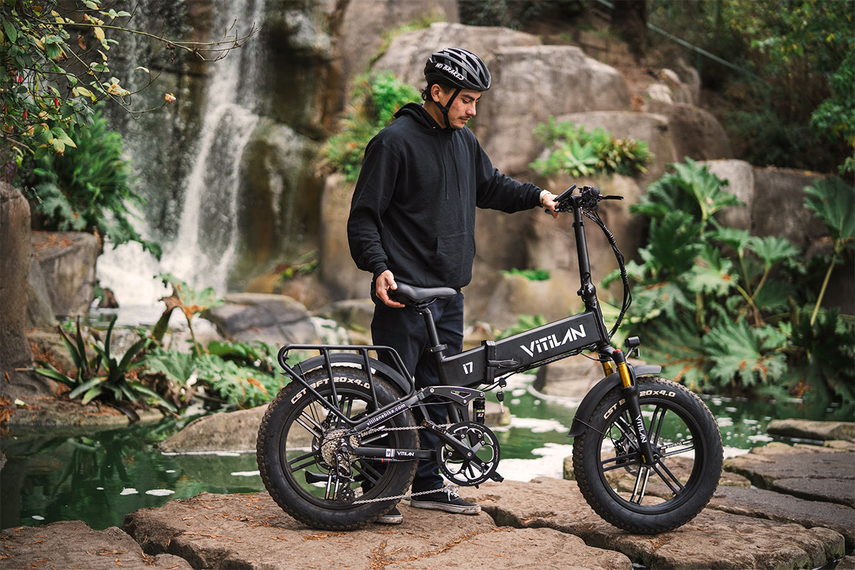 Vitilan I7 Pro Folding Full Suspension Electric Bike