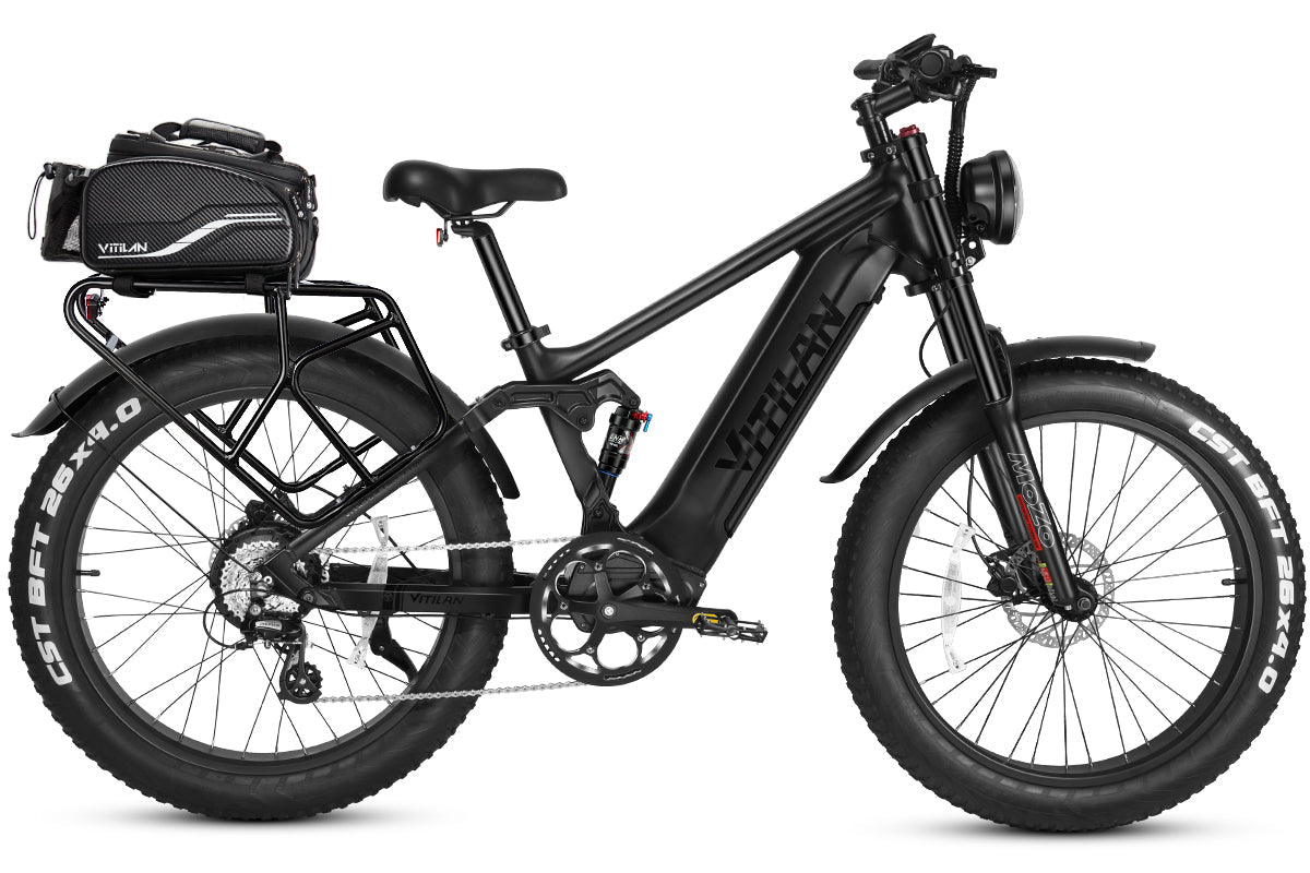 Vitilan T7 Full Suspension Mountain E-bike