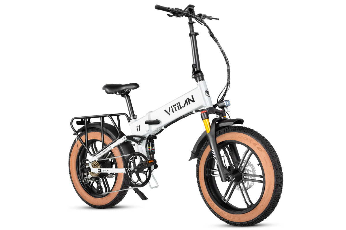 Vitilan I7 Pro Folding Full Suspension Electric Bike