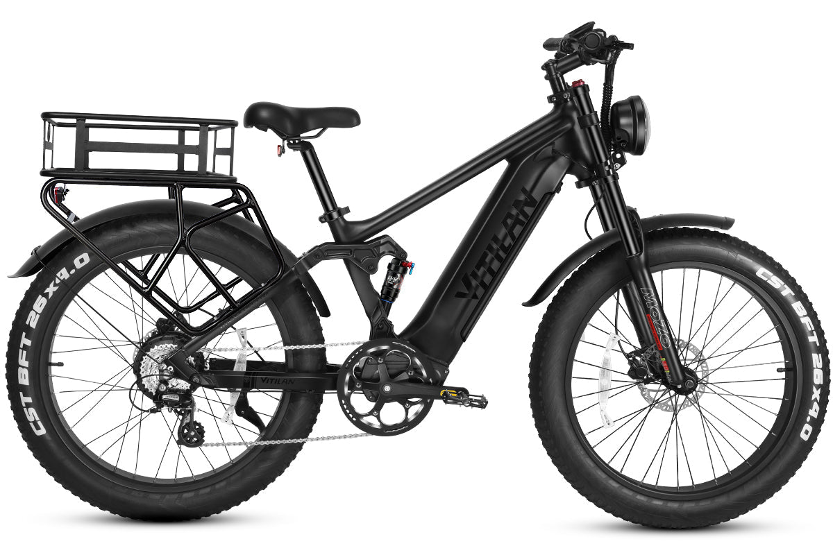 Vitilan T7 Full Suspension Mountain E-bike