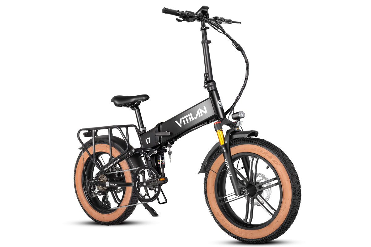 Vitilan I7 Pro Folding Full Suspension Electric Bike