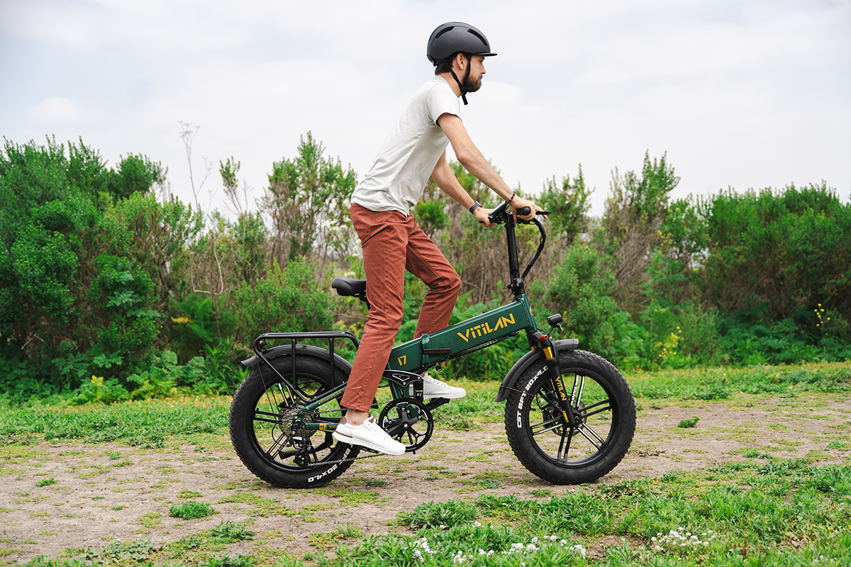 Vitilan I7 Pro Folding Full Suspension Electric Bike