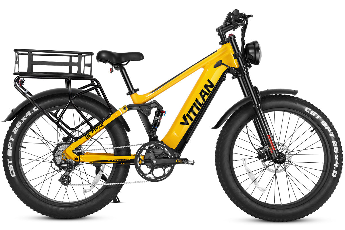 Vitilan T7 Full Suspension Mountain E-bike