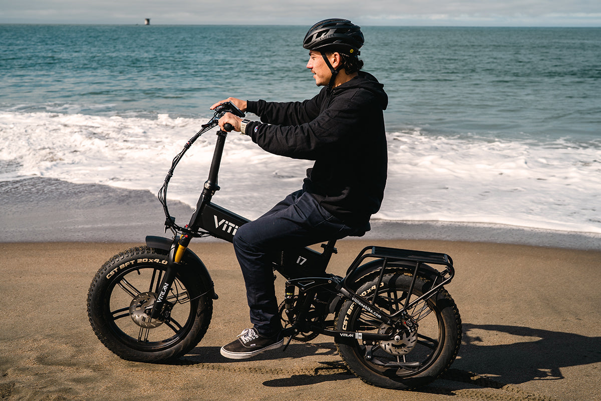 Vitilan I7 Pro Folding Full Suspension Electric Bike