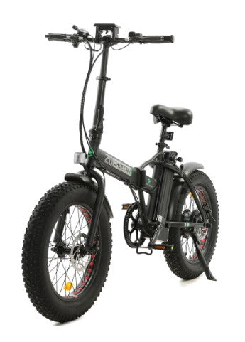 Ecotric Cheetah E-Bike 48V 13AH 500W 20 MPH 20" Fat Tire Folding with LCD Display Matte Black New