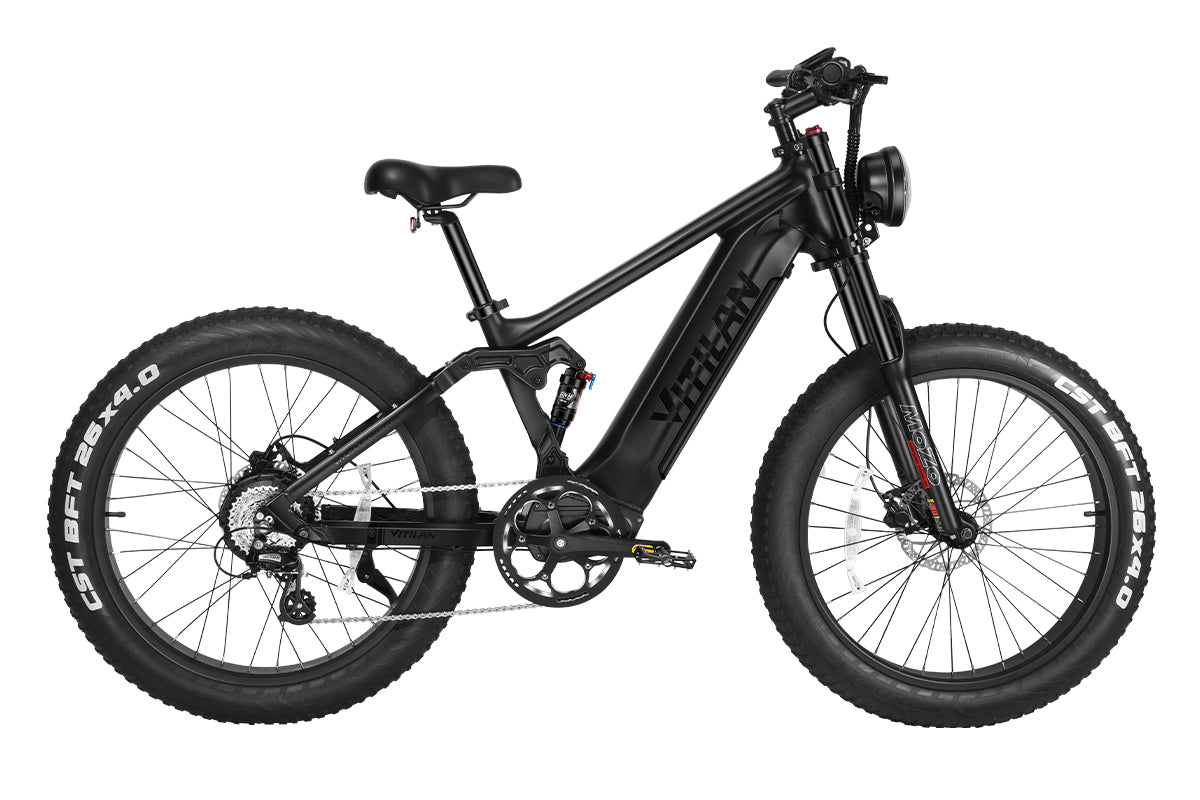 Vitilan T7 Full Suspension Mountain E-bike