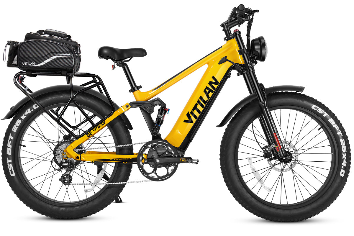 Vitilan T7 Full Suspension Mountain E-bike