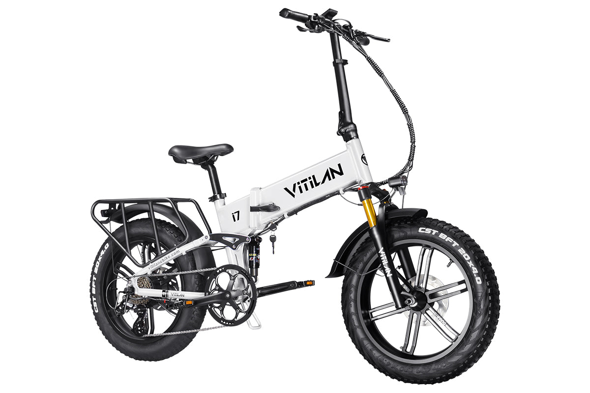 Vitilan I7 Pro Folding Full Suspension Electric Bike