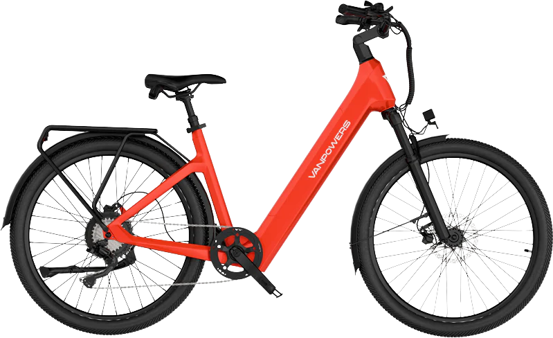 Vanpowers UrbanGlide Pro Electric Bike 20 MPH 70 Mile Range 500W New - Electrocruisers