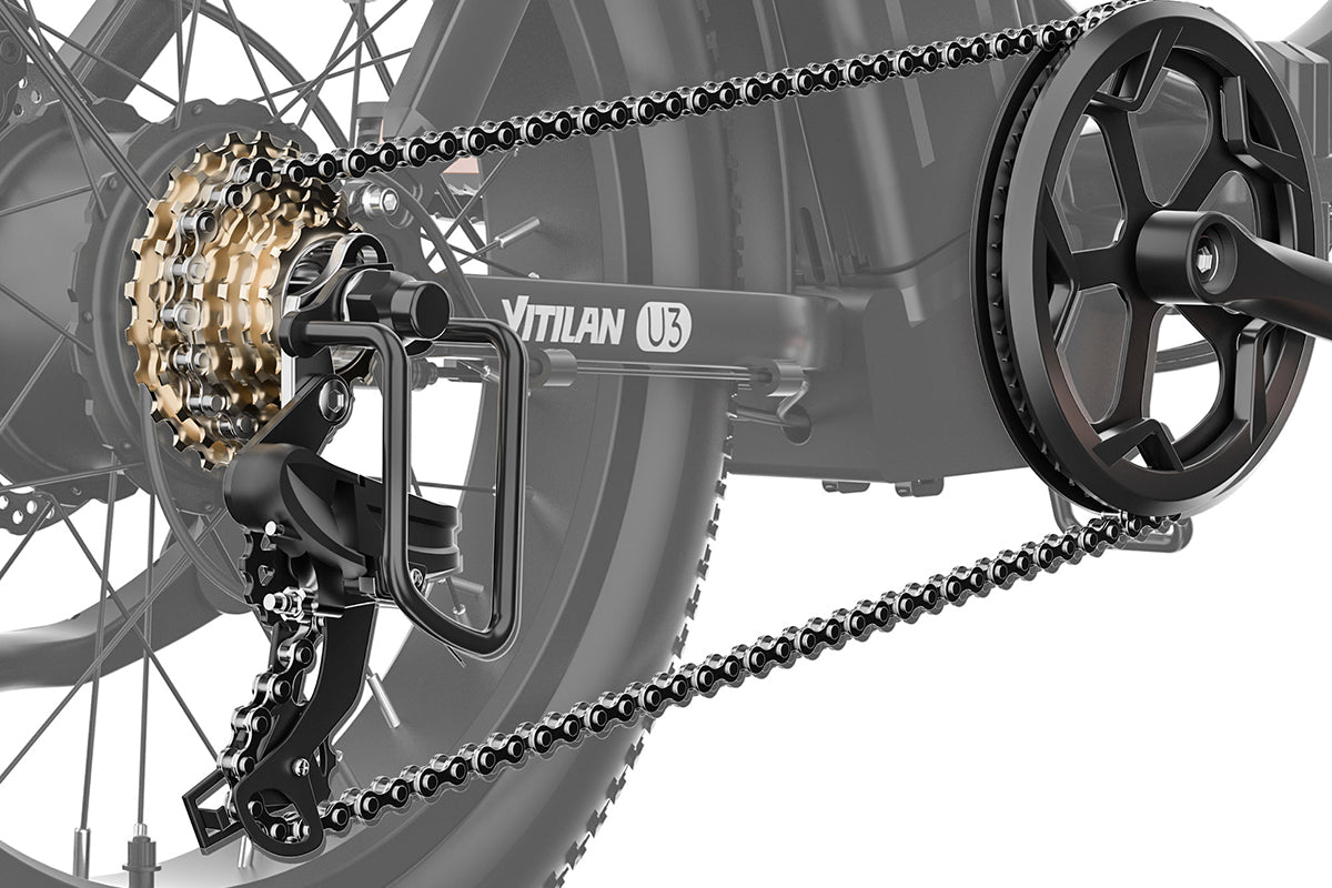 Vitilan U3 Full Suspension Foldable Fat Tire Electric Bike