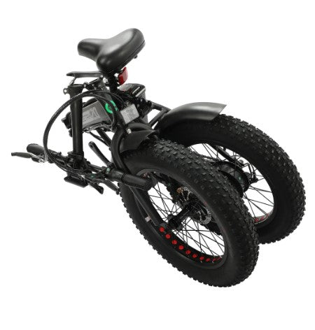 Ecotric Cheetah E-Bike 48V 13AH 500W 20 MPH 20" Fat Tire Folding with LCD Display Matte Black New