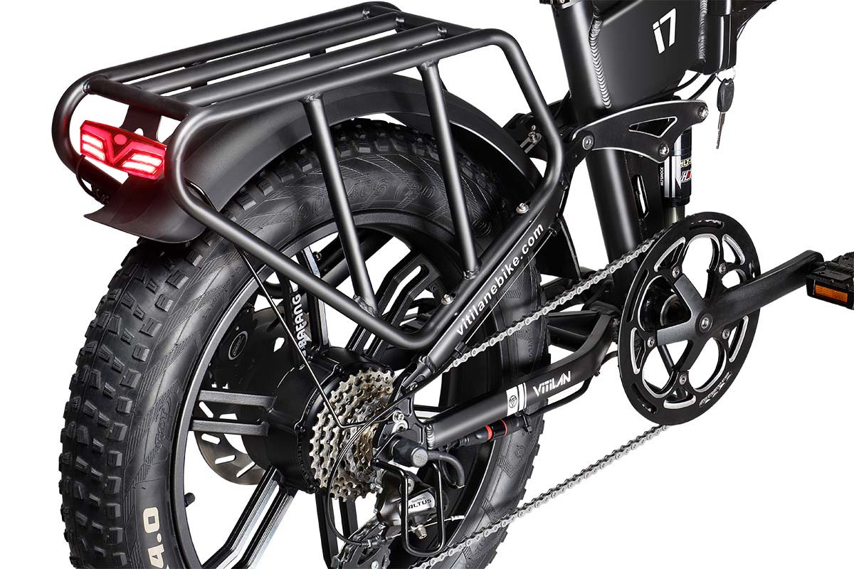 Vitilan I7 Pro Folding Full Suspension Electric Bike