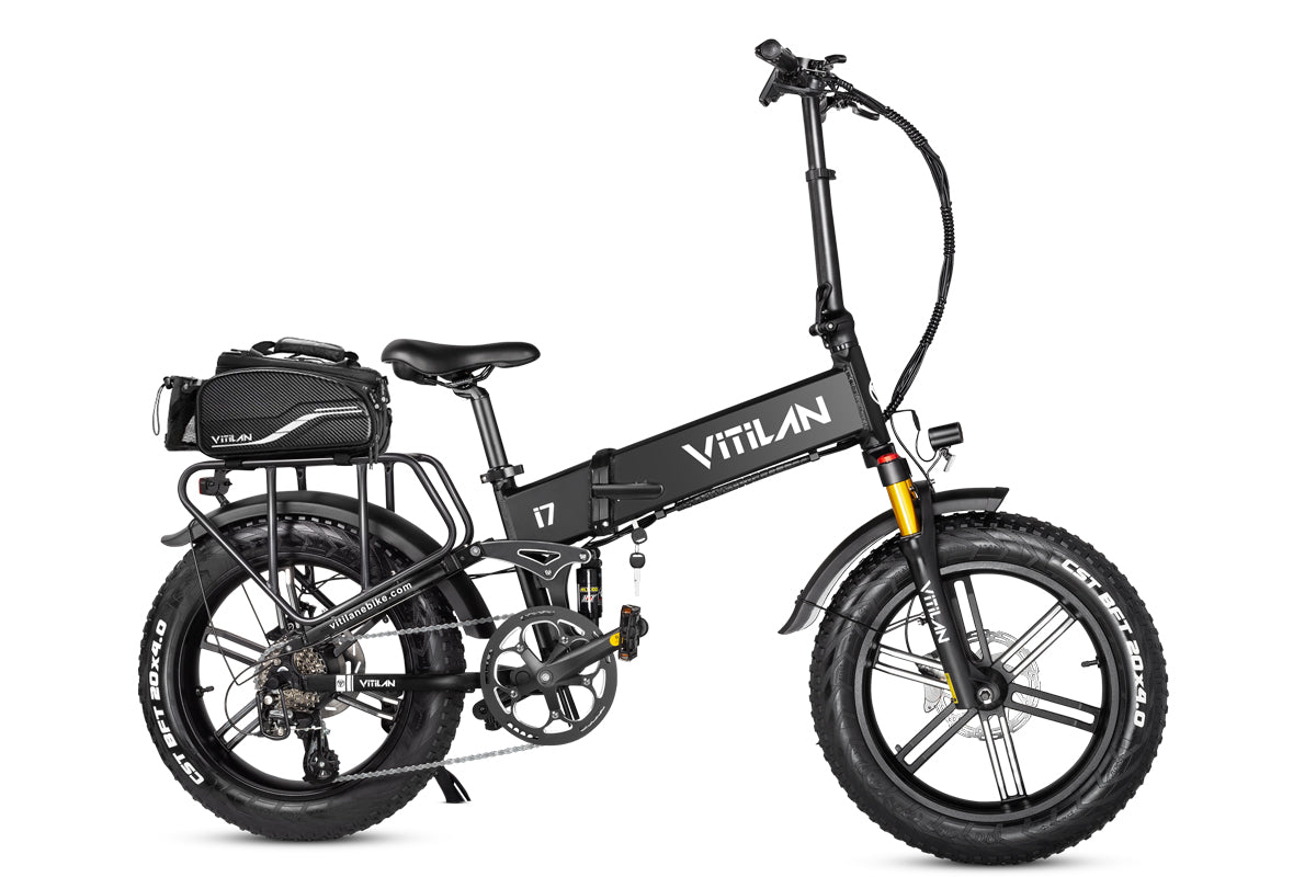 Vitilan I7 Pro Folding Full Suspension Electric Bike