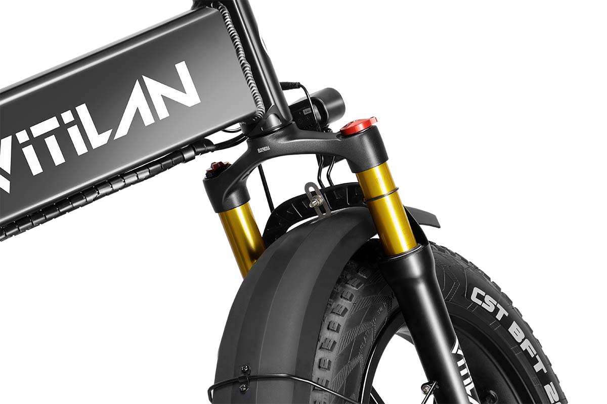 Vitilan I7 Pro Folding Full Suspension Electric Bike