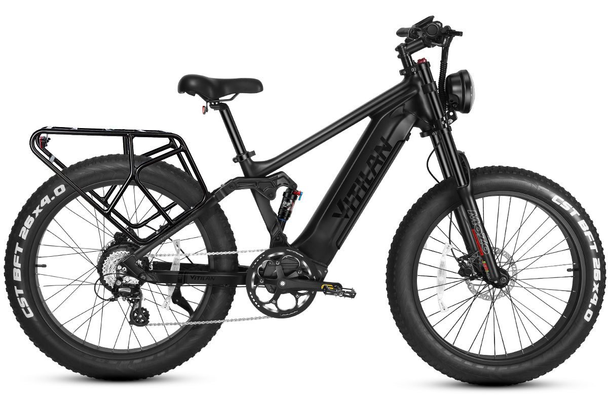 Vitilan T7 Full Suspension Mountain E-bike