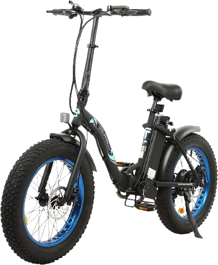 Ecotric Dolphin E-Bike 36V 12.5AH 500W 21-23 MPH 20" Fat Tire Folding Matte Black New