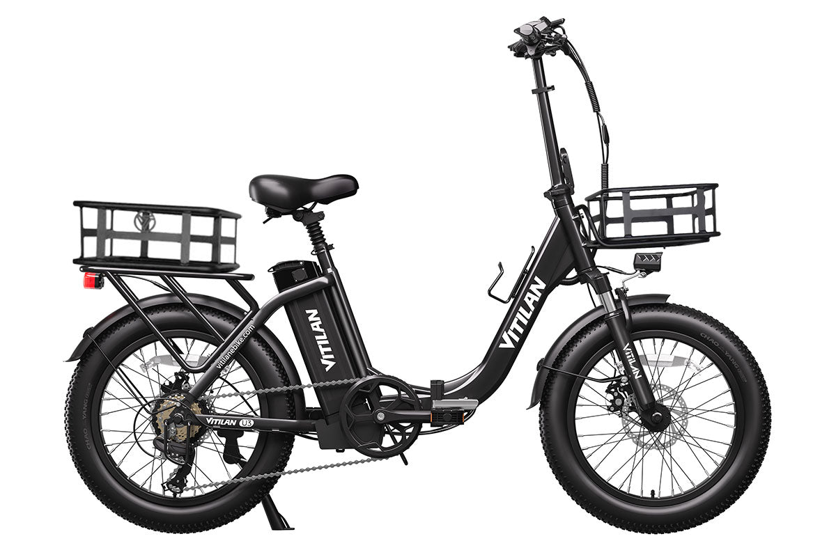 Vitilan U3 Full Suspension Foldable Fat Tire Electric Bike