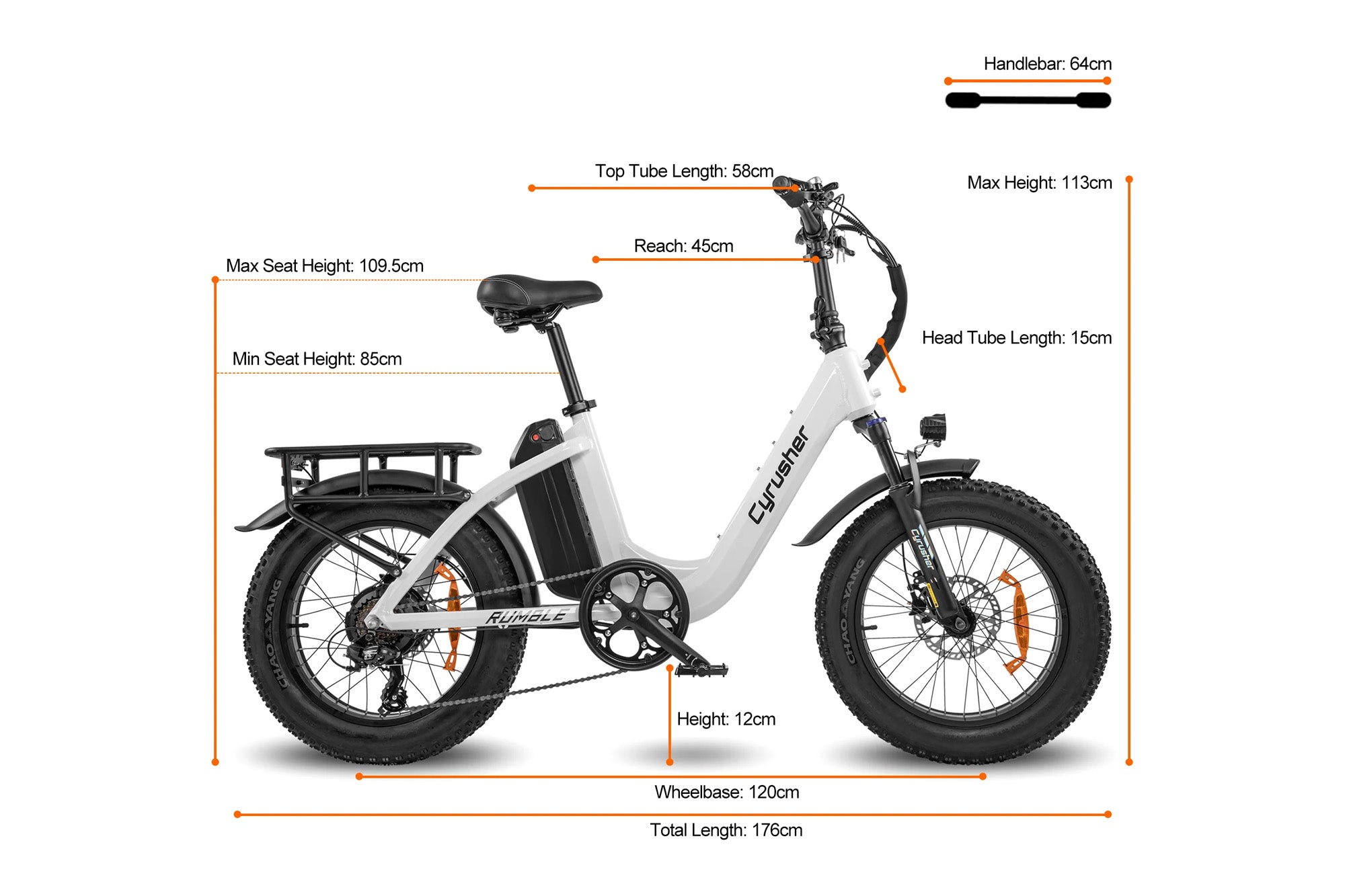 Cyrusher Rumble Step-Through E-Bike