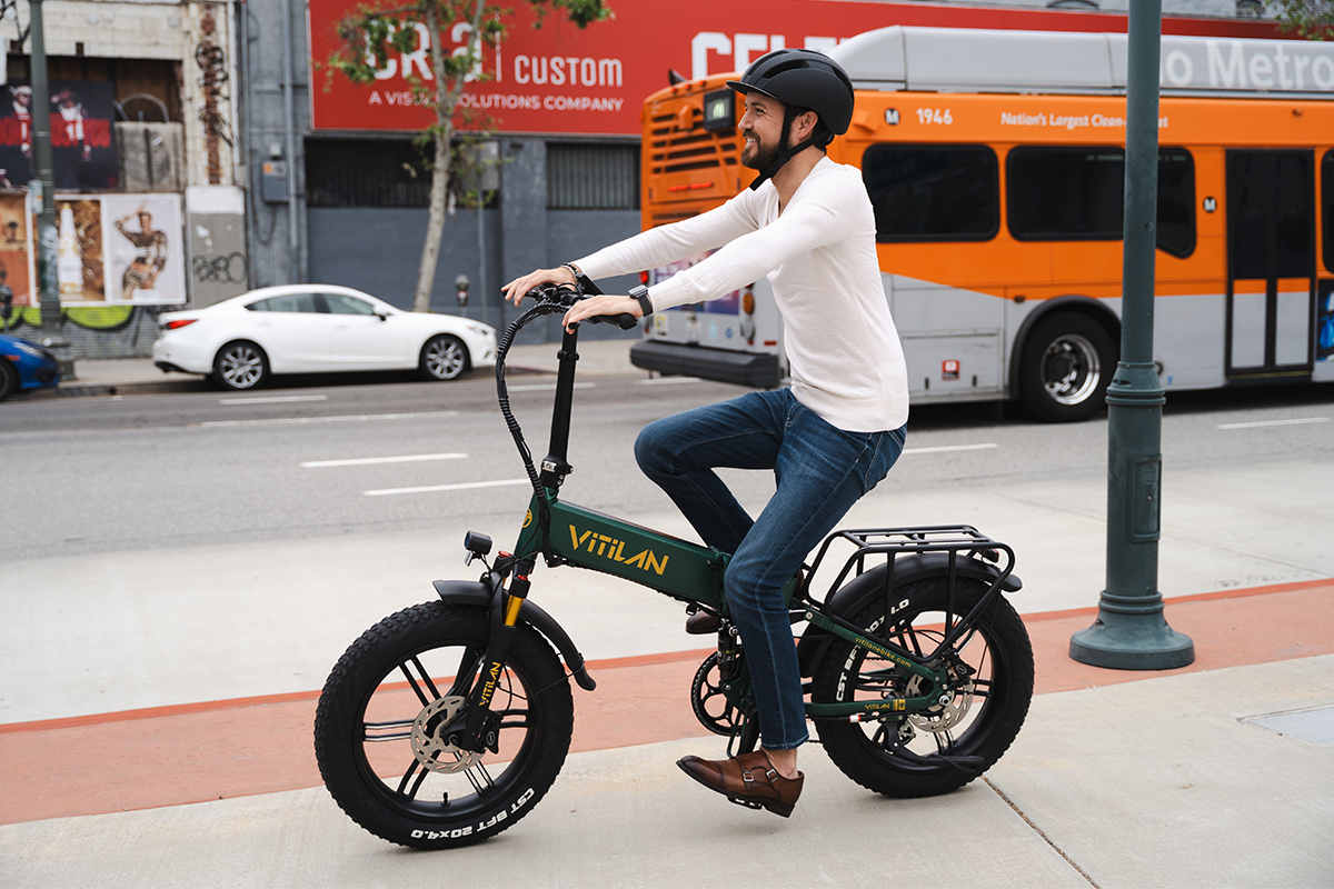 Vitilan I7 Pro Folding Full Suspension Electric Bike