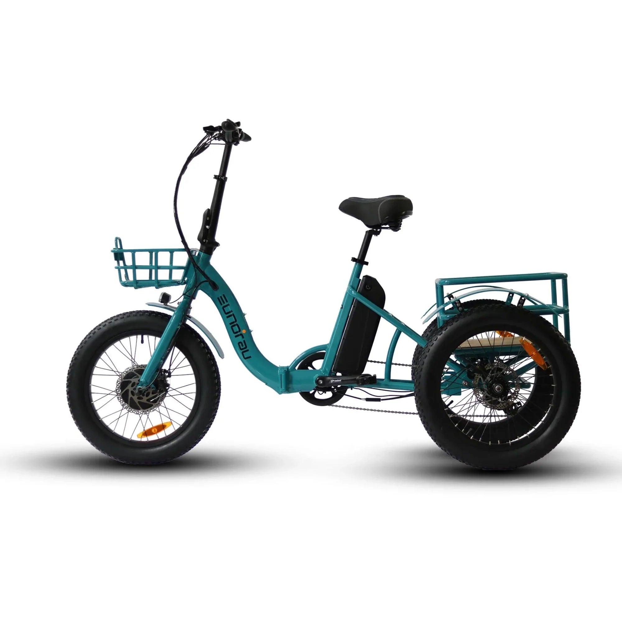 Eunorau 500W 20" Trike Fat Tire Folding Electric Tricycle - Electrocruisers