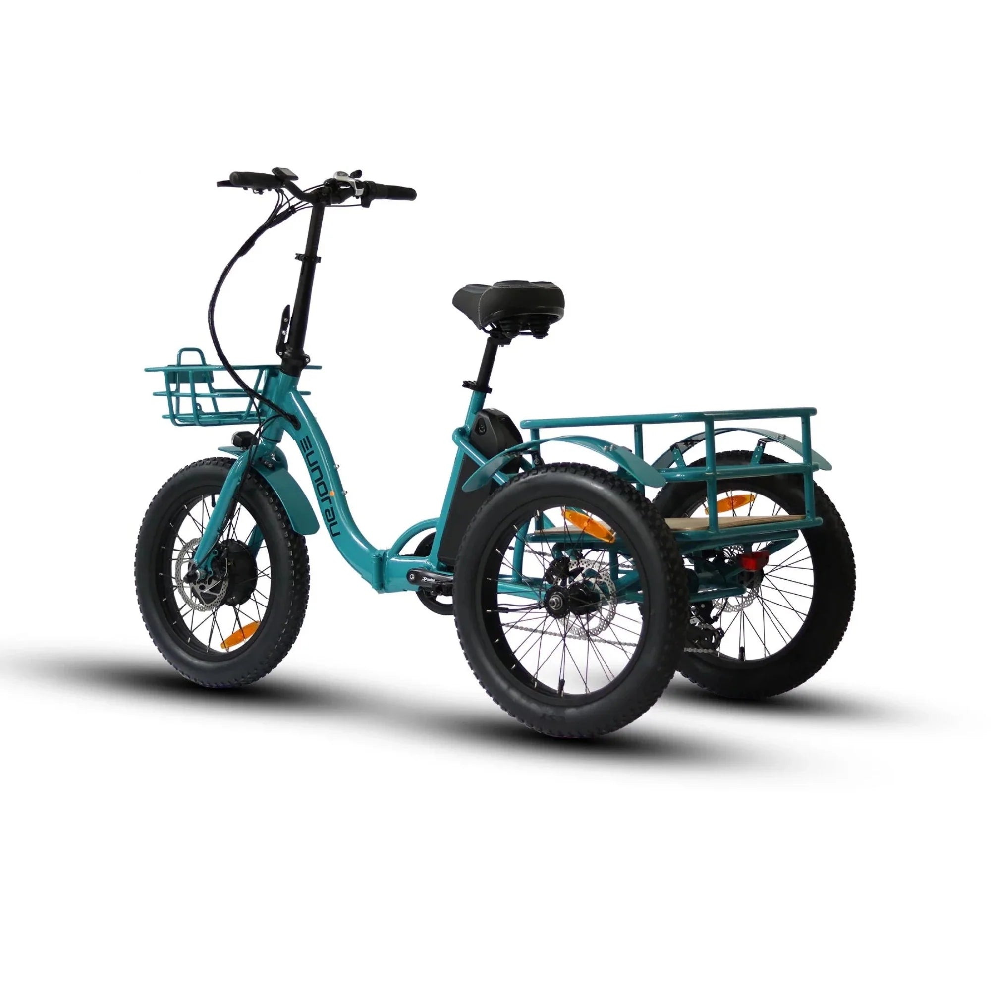 Eunorau 500W 20" Trike Fat Tire Folding Electric Tricycle - Electrocruisers