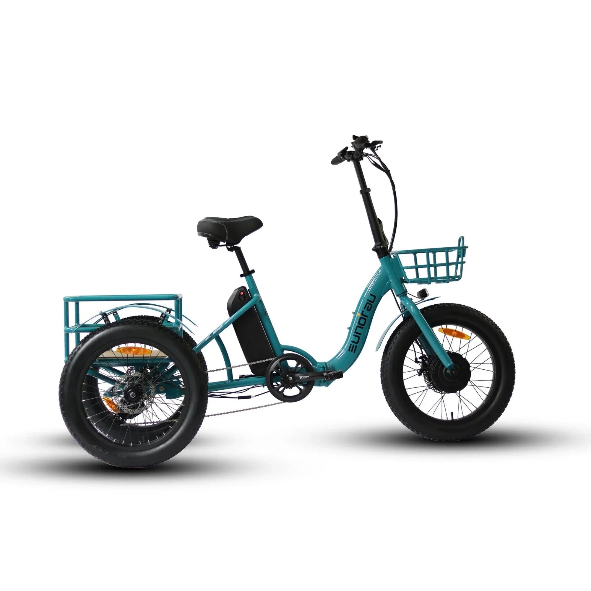 Eunorau 500W 20" Trike Fat Tire Folding Electric Tricycle - Electrocruisers