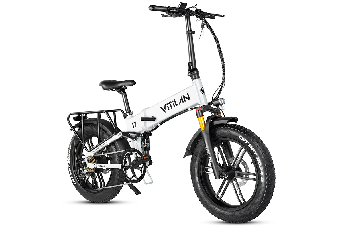 Vitilan I7 Pro Folding Full Suspension Electric Bike