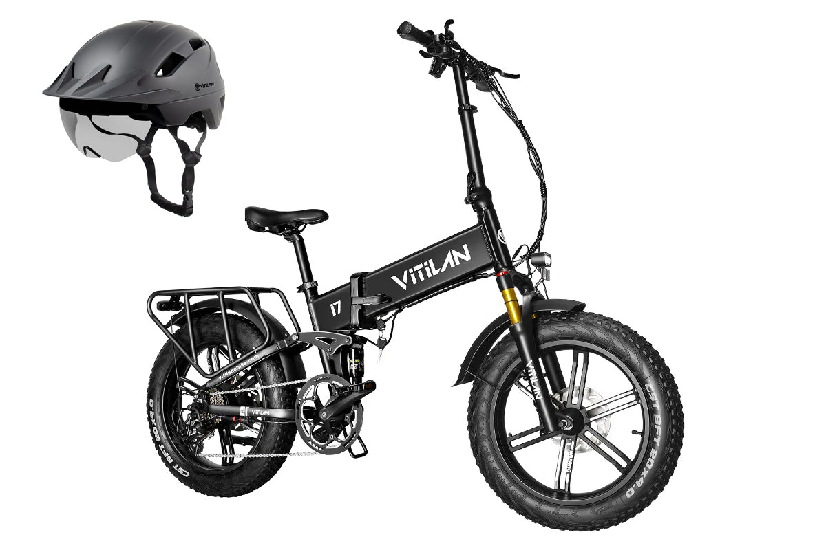 Vitilan I7 Pro Folding Full Suspension Electric Bike