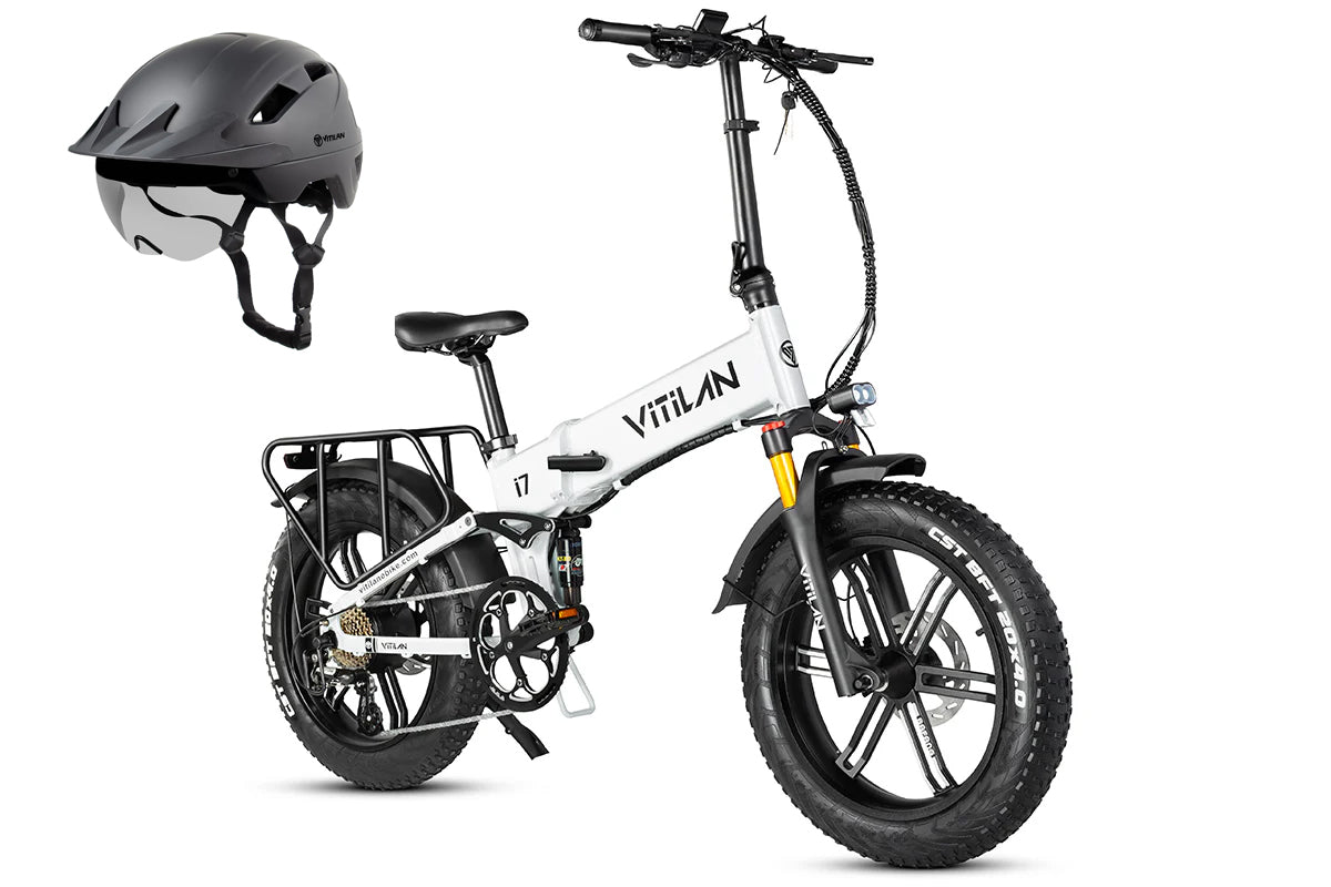 Vitilan I7 Pro Folding Full Suspension Electric Bike