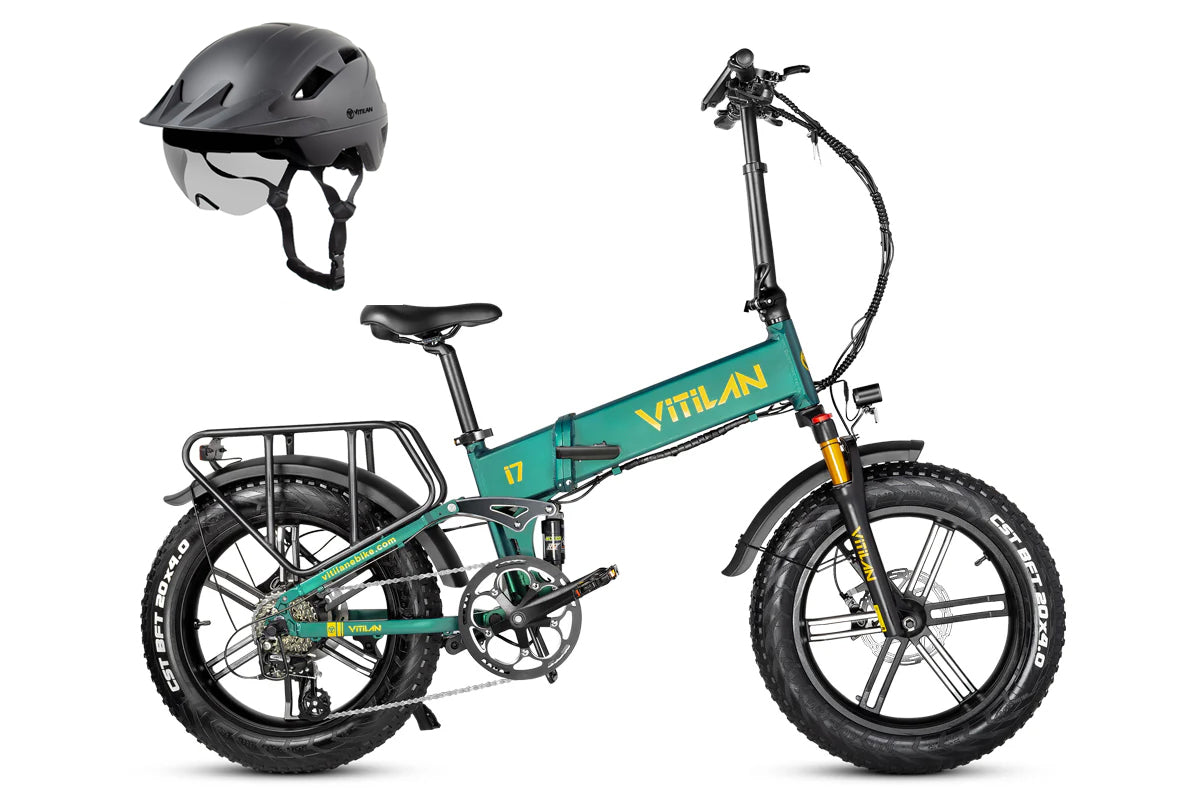 Vitilan I7 Pro Folding Full Suspension Electric Bike