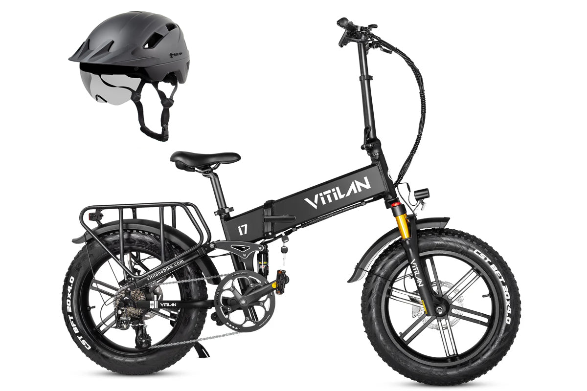 Vitilan I7 Pro Folding Full Suspension Electric Bike