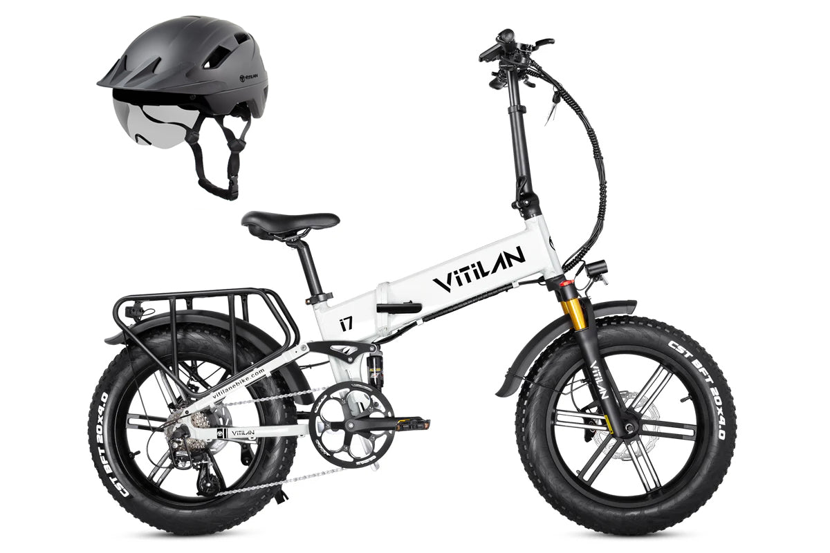 Vitilan I7 Pro Folding Full Suspension Electric Bike