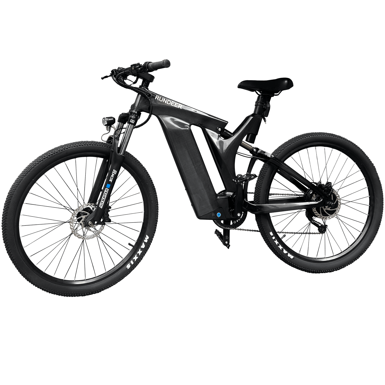 Rundeer Starry Sky 3K Carbon Fiber Electric Bike - Electrocruisers