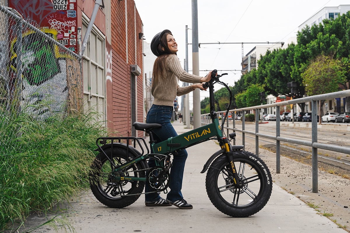 Vitilan I7 Pro Folding Full Suspension Electric Bike