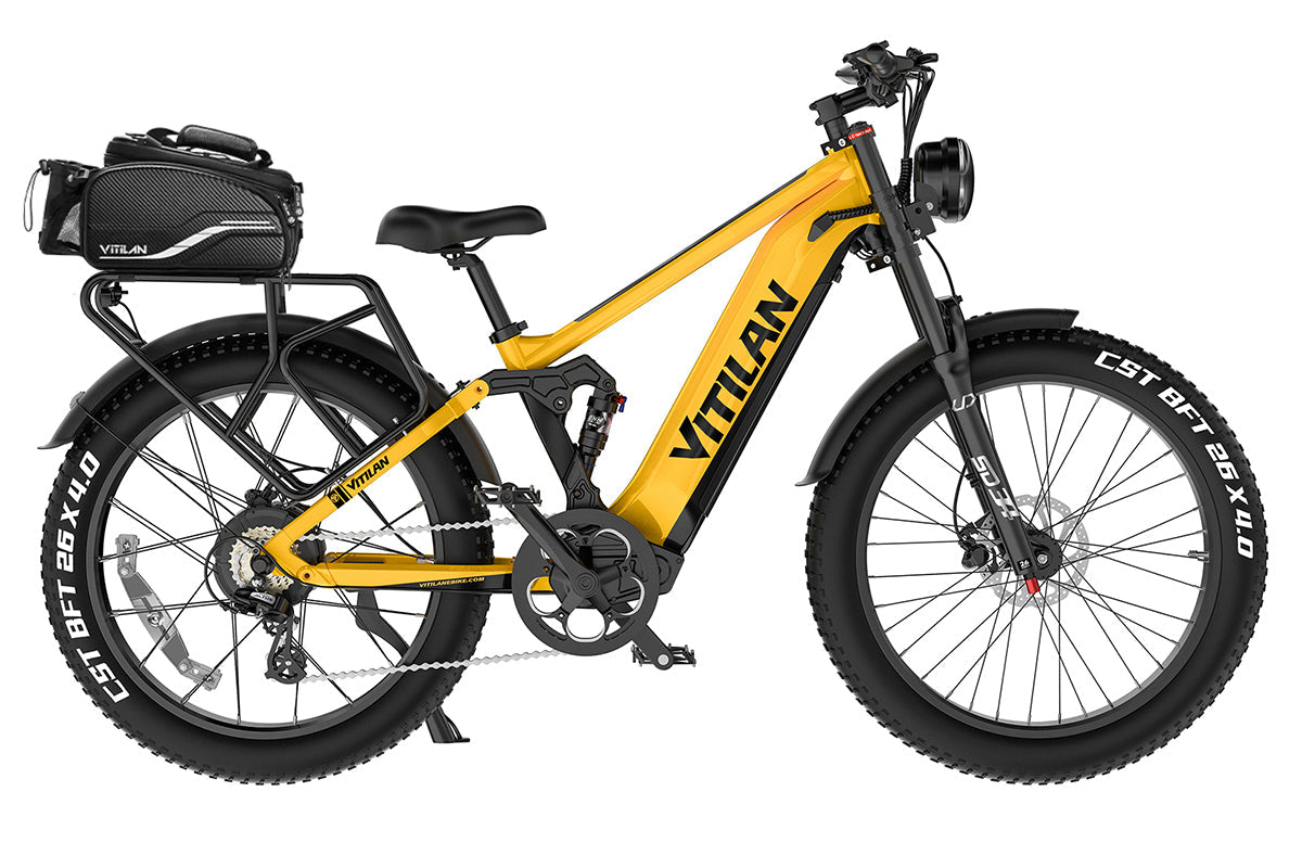 Vitilan T7 Full Suspension Mountain E-bike