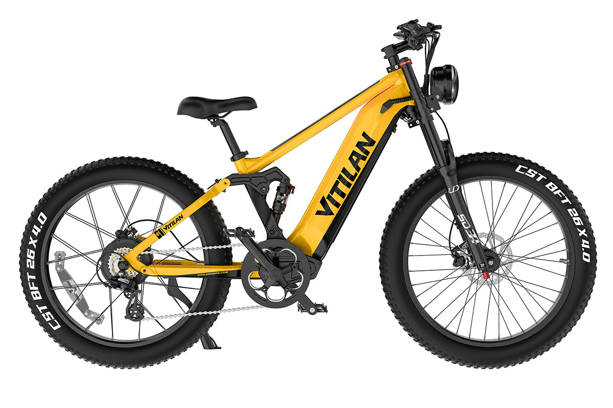 Vitilan T7 Full Suspension Mountain E-bike