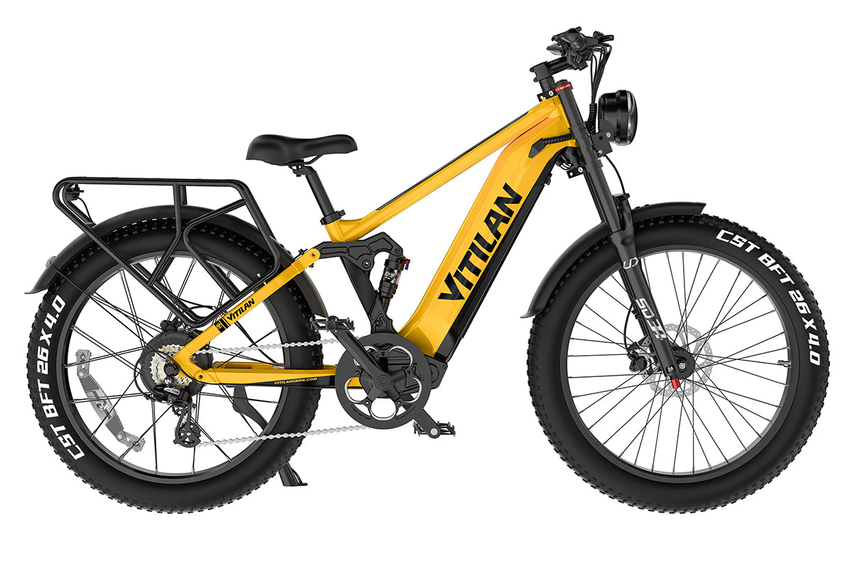 Vitilan T7 Full Suspension Mountain E-bike